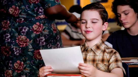 Кадр из 15 серии 2 сезона сериала «Детство Шелдона»