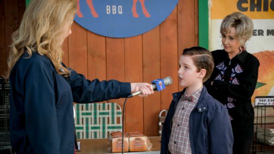 Кадр из 16 серии 2 сезона сериала «Детство Шелдона»