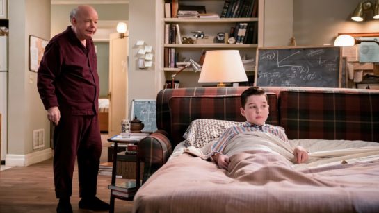 Кадр из 18 серии 2 сезона сериала «Детство Шелдона»
