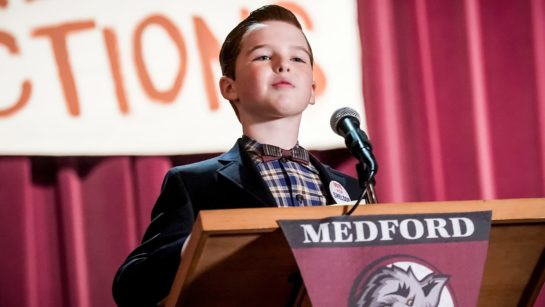 Кадр из 19 серии 2 сезона сериала «Детство Шелдона»