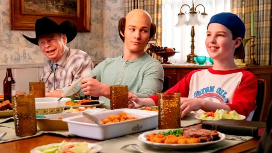 Кадр из 17 серии 4 сезона сериала «Детство Шелдона»