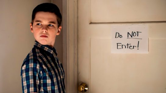 Кадр из 18 серии 4 сезона сериала «Детство Шелдона»